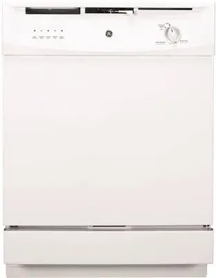 Ge&Reg; Built-In Dishwasher , White, 5 Cycles - 3 Options 1