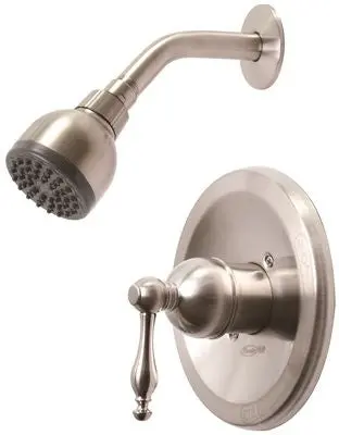 Wellington Single-Handle Ceramic Disc Shower Set, Washerless, Brushed Nickel 1