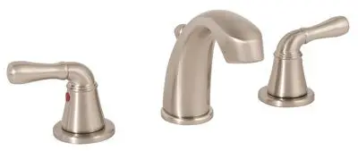 Sanibel Mini Widespread Bathroom Faucet Lead Free Brushed Nickel 1