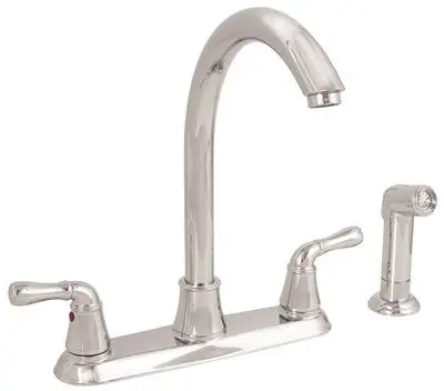 Sanibel Kitchen Faucet 2 Handle Hi Rise Chrome Lead Free 1