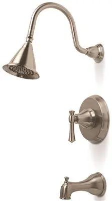 Torino Tub And Shower Faucet Brushed Nickel Finish 1