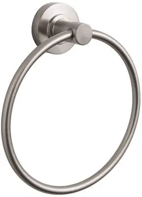 Essen&Trade; Towel Ring, Brushed Nickel 1
