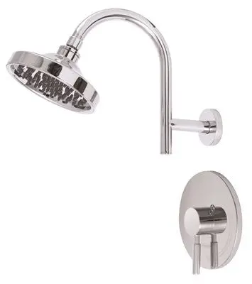 Essen&Trade; Shower Faucet Single Metal Lever Handle, Chrome 1