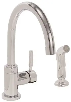 Essen&Trade; Kitchen Faucet With Spray And Single Metal Lever Handle, Chrome 1