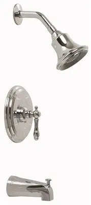 Charlestown Tub And Shower Faucet Chrome Plated 1
