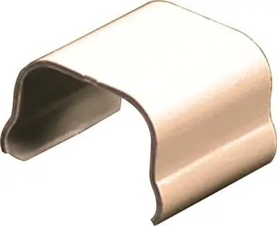 Wiremold&Reg; V500 Connection Cover, Steel, Single-Channel, Ivory 1