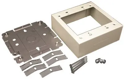 V2400 Steel 2-Gang Switch And Receptacle Box 1