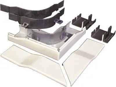 V2400d Steel Radiused Divided Flat Elbow 1