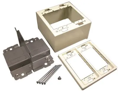 V2400d Steel 2-Gang Divided Device Box 1