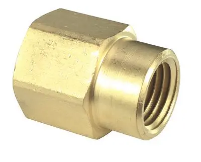 Brass Coupling, 1-4 In. X 1-8 In. 1