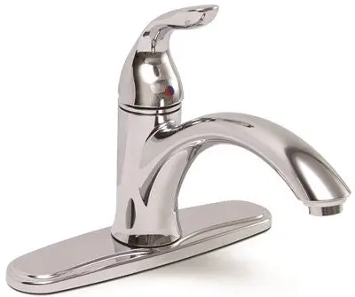 Waterfront Kitchen Faucet Less Sprayer, Chrome, 8 In. 1