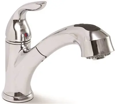 Waterfront Kitchen Pull Out Faucet Chrome, 8 In. 1