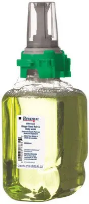 Renown&Reg; Efm Foam Hand, Hair, And Body Wash, 700 Ml, Light Green 1