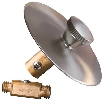 Keeney&Reg; Quick "Cover Up" Bathtub Stopper Trim Kit, Brushed Nickel 1