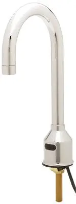 Equip By T&S Brass Deck-Mounted Single-Hole Sensor Faucet, Rigid Gooseneck Spout, 2.2 Gpm Vandal-Proof Aerator With Key 1