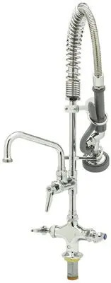 T&S Brass Mini Pre Rinse Deck Mount Unit With 6 In. Add On Faucet 1