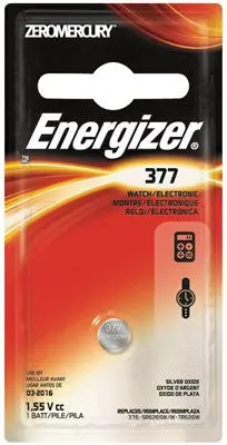 Energizer Battery 1.5V Silver Oxide 377 1
