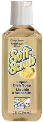 Soft Scrub Manual Liquid Dish Detergent Citrus Scent 2 Oz 1