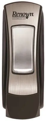 Renown&Reg; Efm Foam Hand Soap Dispenser, Chrome - Black, 1250 Ml 1