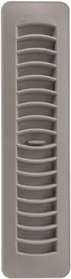 Imperial&Trade; Plastic Floor - Ceiling Register, 2-1-4X12 In., Gray 1