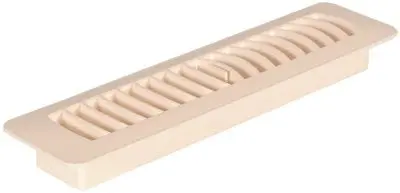 Imperial&Trade; Plastic Floor - Ceiling Register, 2-1-4X12 In., Almond 1