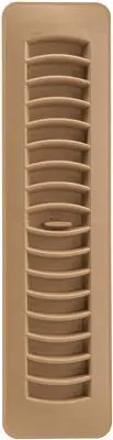 Imperial&Trade; Plastic Floor - Ceiling Register, 2-1-4X12 In., Taupe 1