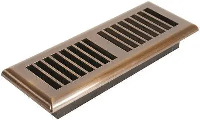 Imperial&Trade; Louvered Floor Register, 3X10 In., Antique Brass, 6 Registers Per Case 1