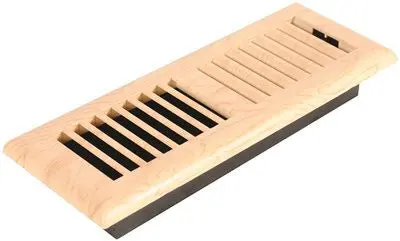 Imperial&Trade; Louvered Plastic Floor Register, 3X10 In., Maple, 6 Registers Per Case 1