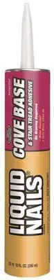 Liquid Nails&Reg; Cove Base Adhesive 10 Oz Cartridge 1