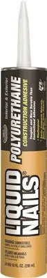 Liquid Nails&Reg; Polyurethane Adhesive 10 Oz Cartridge 1