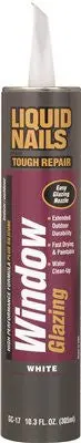 Liquid Nails&Reg; Window Glazing 10.3 Oz Cartridge 1