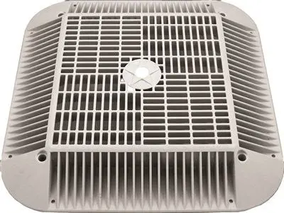 Pool Drain Cover Square Retrofit 14 In. 1