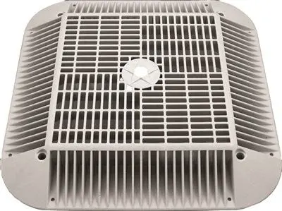 Pool Drain Cover Square Retrofit 16 In. 1
