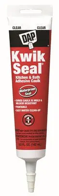 Dap&Reg; Kwik Seal Tub And Tile Adhesive Caulk 5.5 Oz., Clear 1