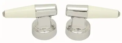 Lever Handles Porcelain Inserts Universal Fit 1