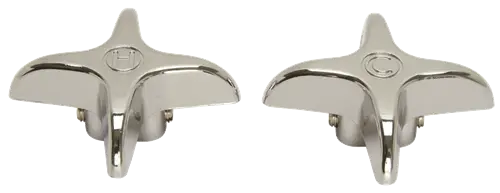Cross Handles Universal Fit Chrome Plated 1