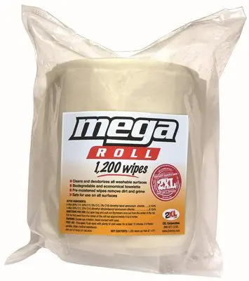 Gym Wipes Mega Roll Refill 1200 Count 1