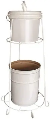 Gymwipes&Reg; Wicked White Wire Stand Dispener 1