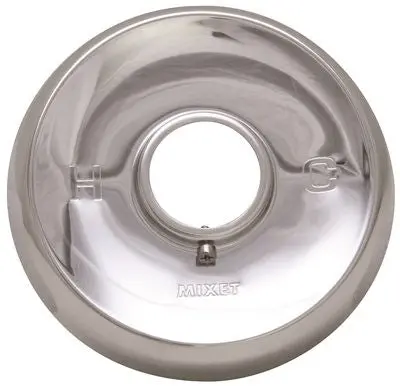 Mixet Escutcheon Plate, 4-1-2", Chrome 1