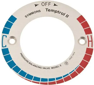 Symmons Dial Plate 1