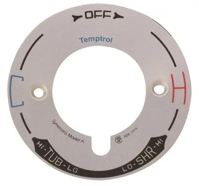 Symmons Escutcheon Dial Plate Model A 1