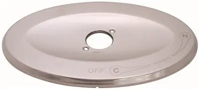 Heavy-Duty Solid Brass Remodel Plate Escutcheon For Tub And Shower Brushed Nickel Finish 1