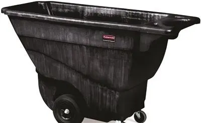 Structural Foam Tilt Truck Standard Duty 1-2 Cu. Yd. Black 1