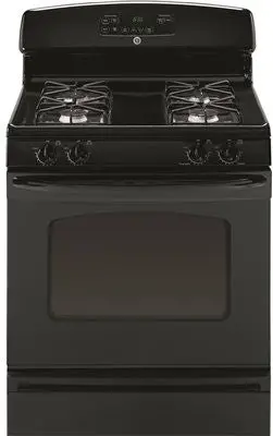 Ge&Reg; 30-Inch 5 Cu.Ft. Free-Standing Gas Range, Black 1