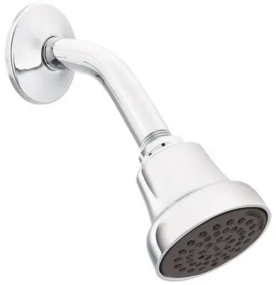 Cleveland Faucet Group Water Saving Shower Head Arm And Flange Chrome, 1.75 Gpm 1