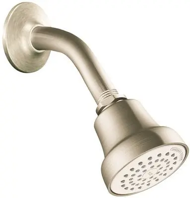 Cleveland Faucet Group Shower Head Arm And Flange Brushed Nickel Water Saving 1.75 Gpm 1