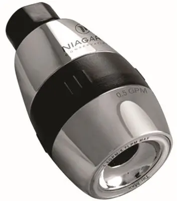 Niagara Bi-Max High Efficiency Adjustable Showerhead 1.0-1.5 Gpm. Chrome 1