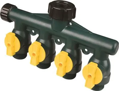 Melnor Hiflo Poly 4-Way Hose Shut-Off 1