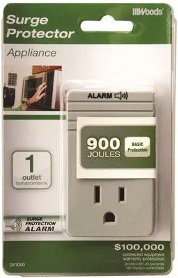 Coleman Cable 1 Outlet Appliance Surge Protector 1