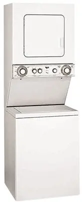 Whirlpool&Reg; Combination, Gas Washer-Dryer, White, 5 Wash Cycles 1
